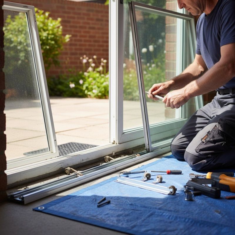 Sliding Door Track Repair in Kansas City, KS